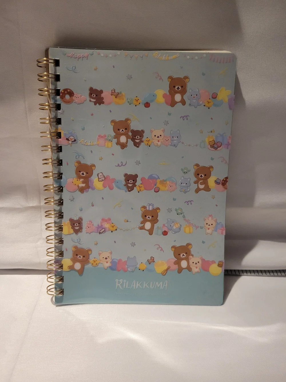 Lot of 4 Authentic San-X Rilakkuma B6 Spiral Notebooks Kawaii Stationery